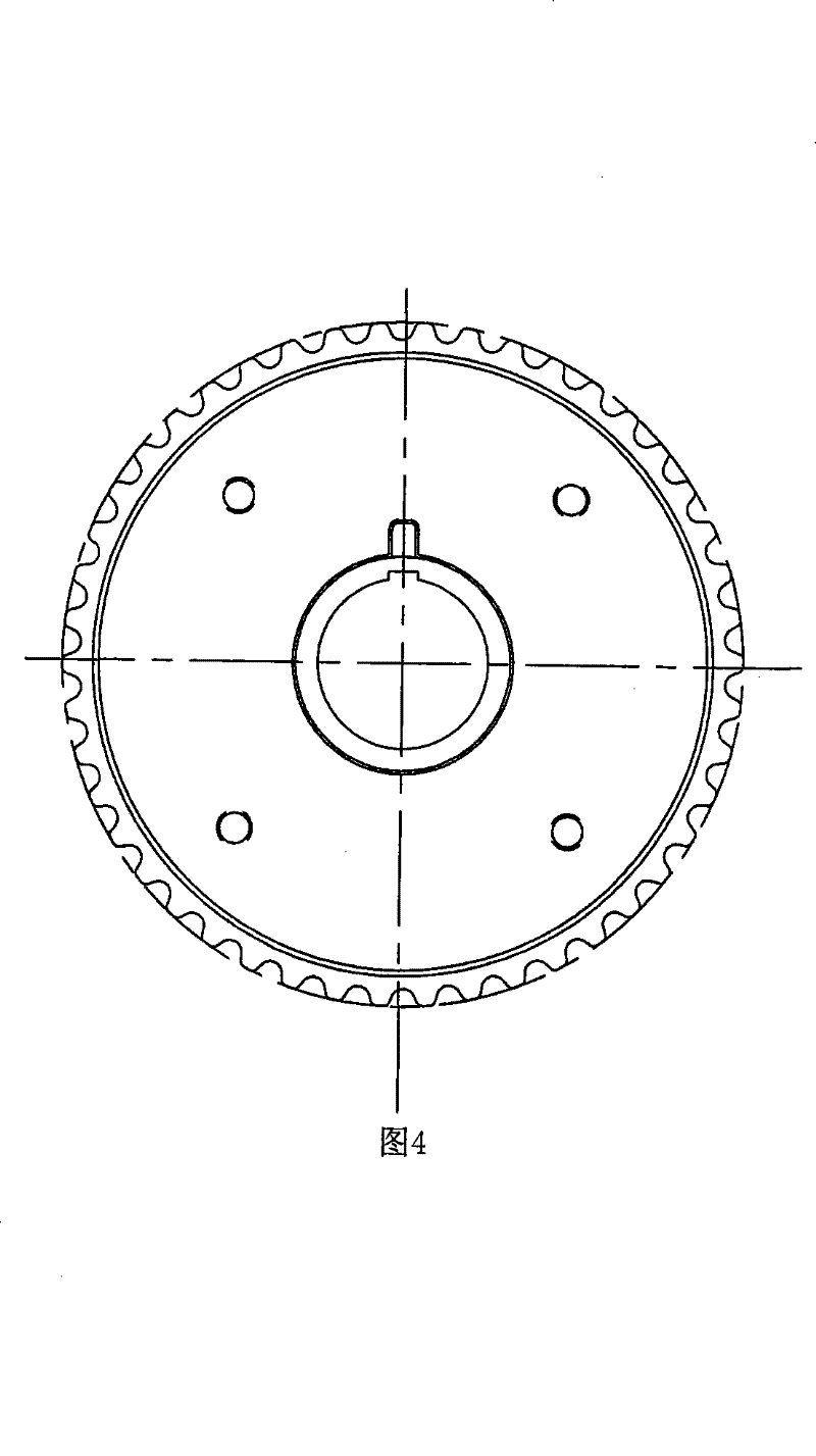 Intelligent variable valve adjustment device pulley and preparation method thereof