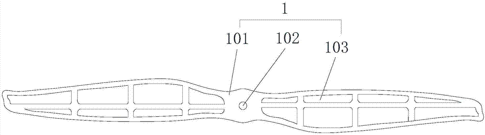 Novel compound material propeller