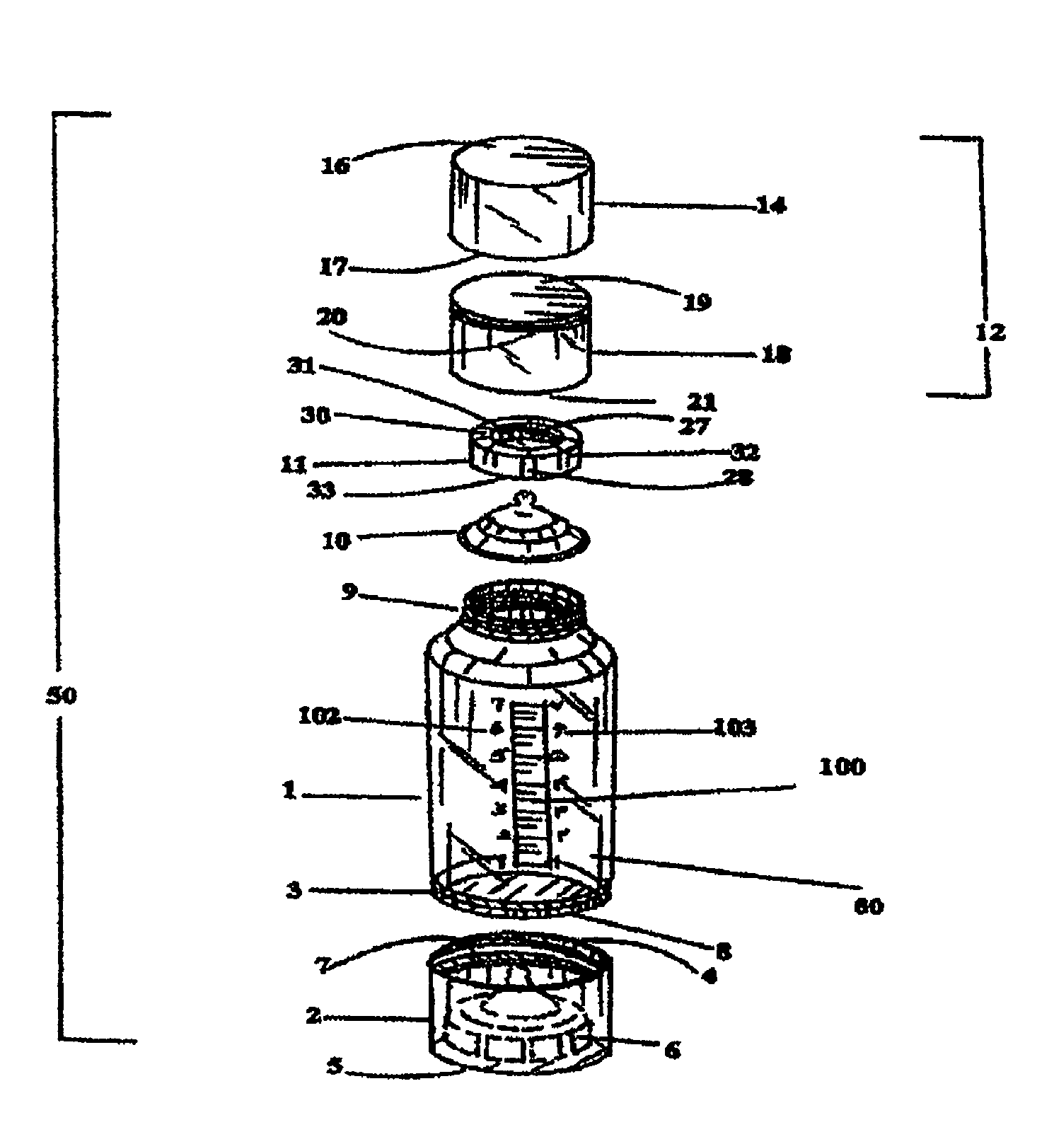 Nursing bottle ensemble