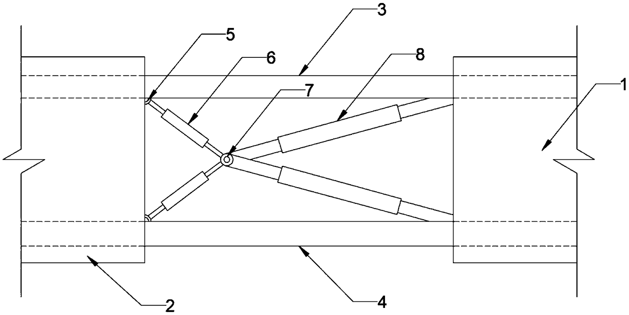 Inertial-type shock-absorbing layer system