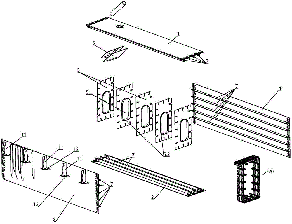 Railroad bridge separated double-box steel main-girder structure with independent air nozzles