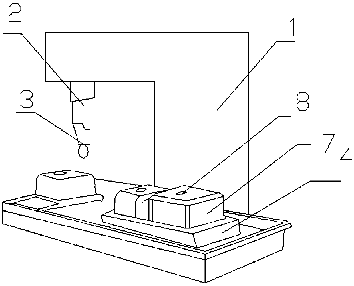 An electric welding machine specially used for welding stainless steel sinks