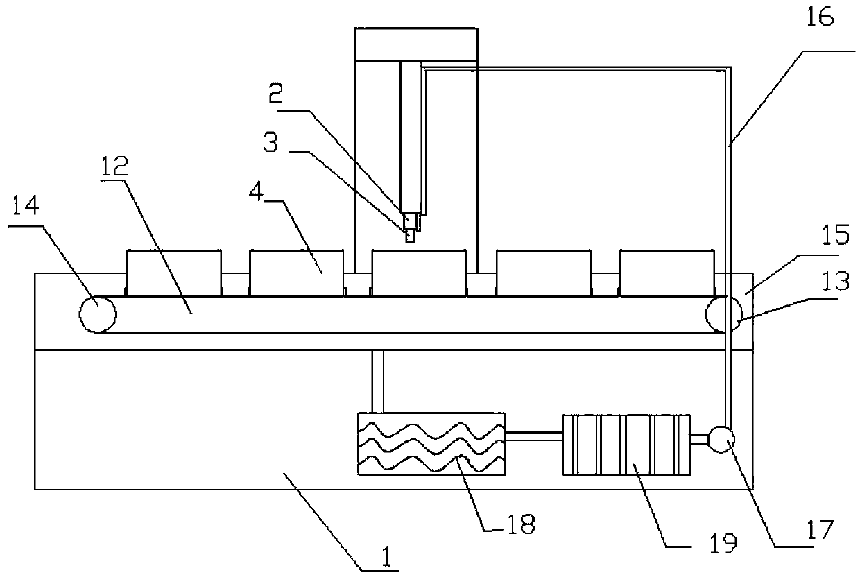 An electric welding machine specially used for welding stainless steel sinks