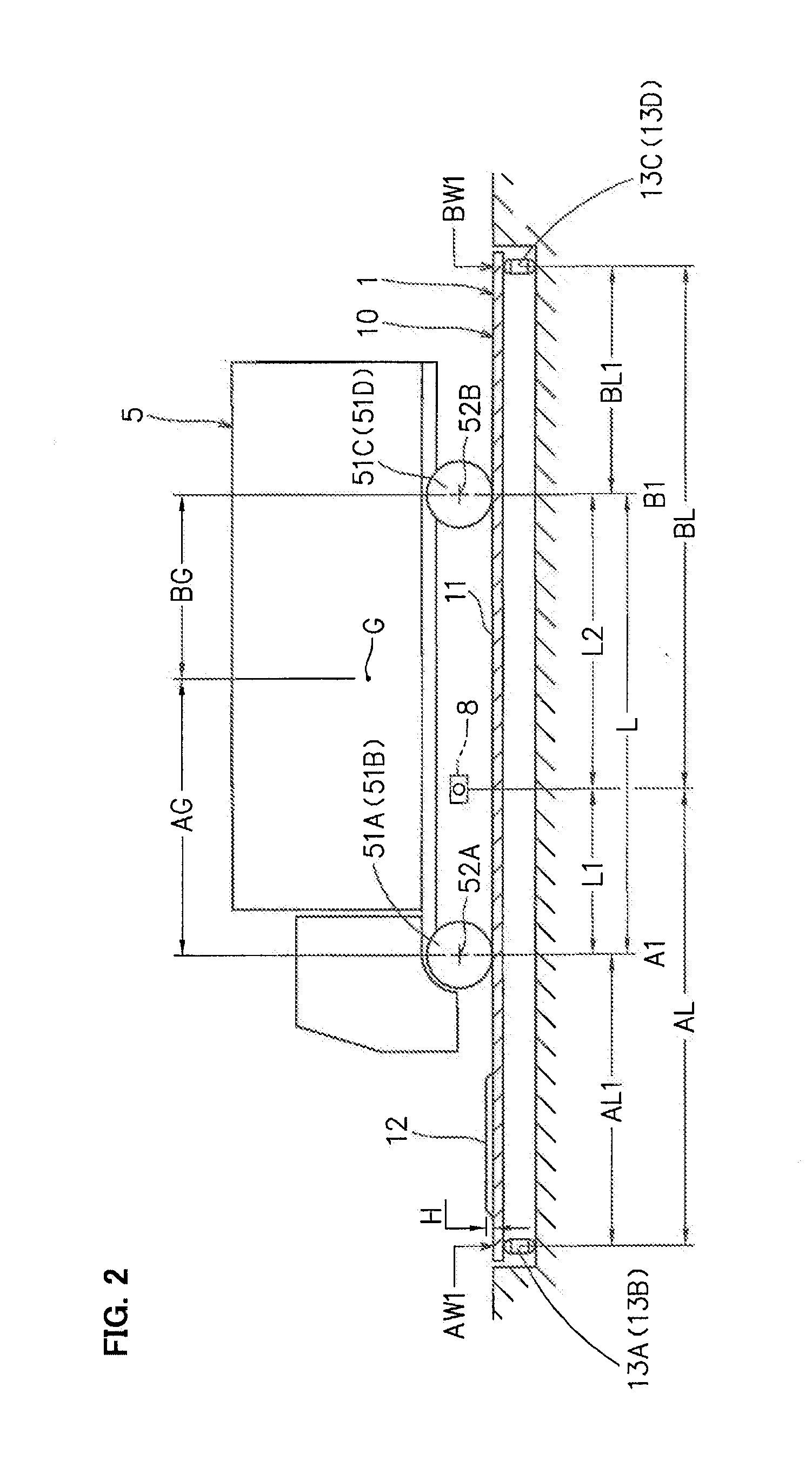 Measurement Device of Position of Center of Gravity of Vehicle to be Measured on Truck Scale and Truck Scale