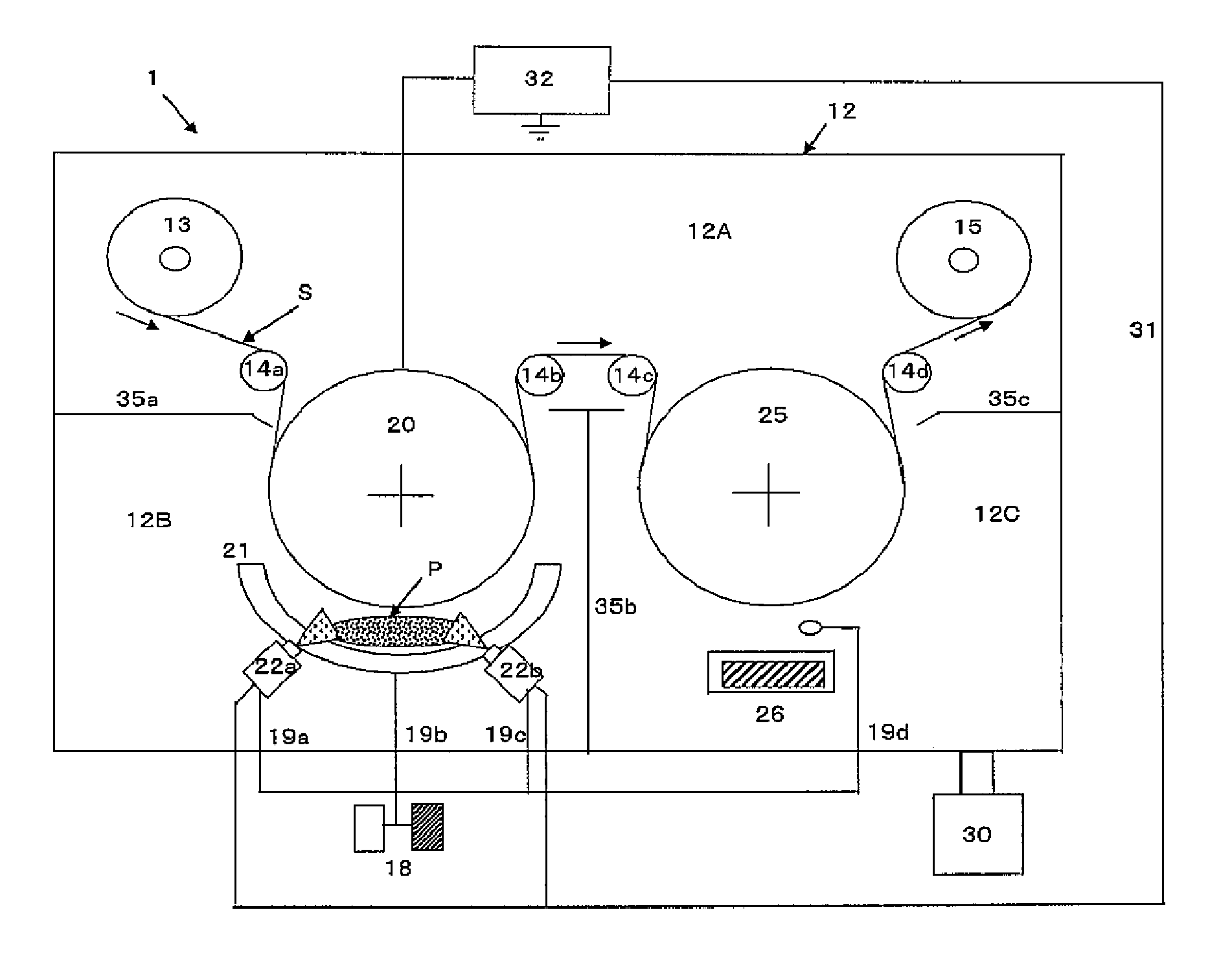 Vapor deposition apparatus having pretreatment device that uses plasma