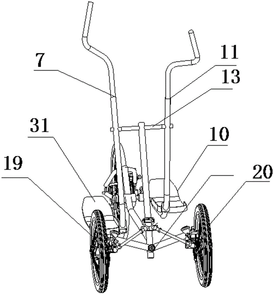 Body building bicycle capable of being ridden indoors or outdoors