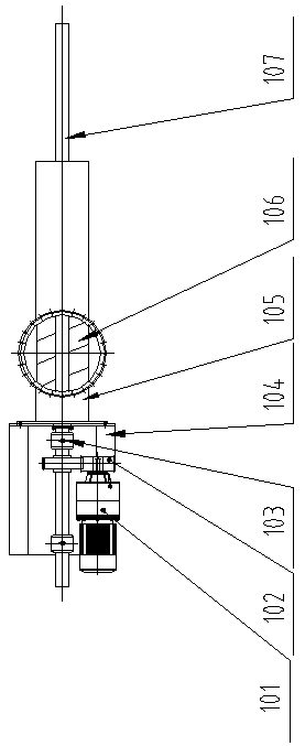 A large pyrolysis device