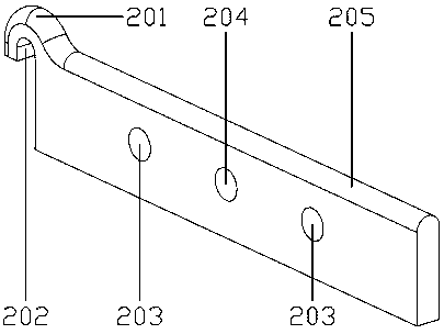 Casting and forming device of silica gel mould for fins of surfboard