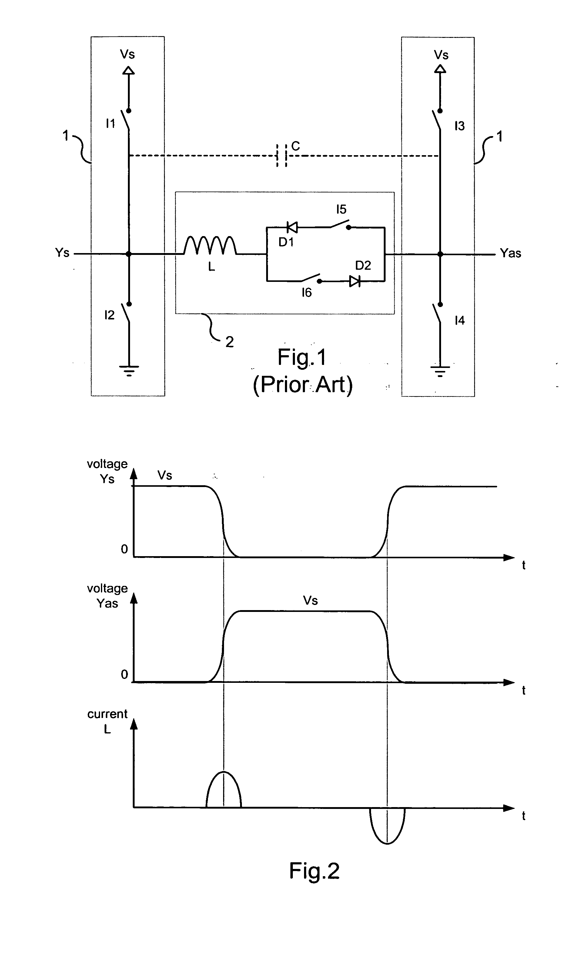 Generation of falling edges with energy recovery in a plasma display