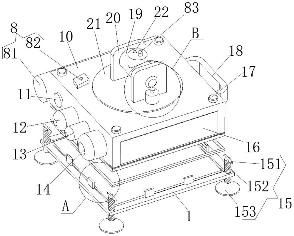 Portable integrated intelligent security detection mechanism