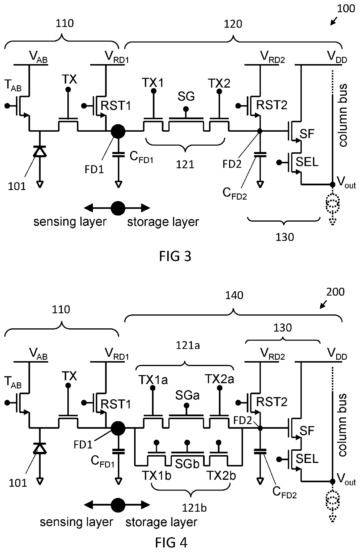 Pixel and global shutter image sensor