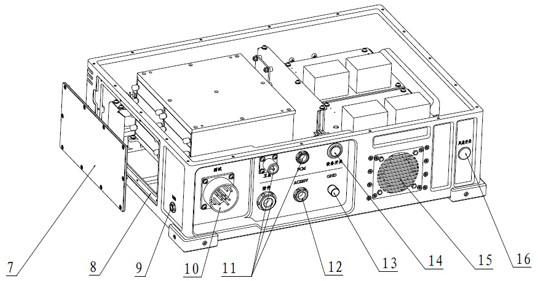 Portable ship-borne test equipment