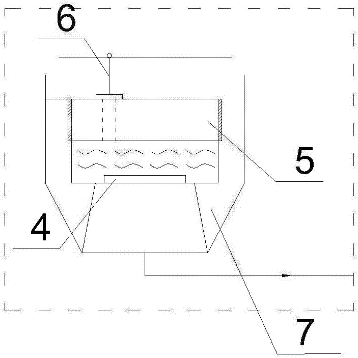 Rapid magnetic separation sewage treatment system