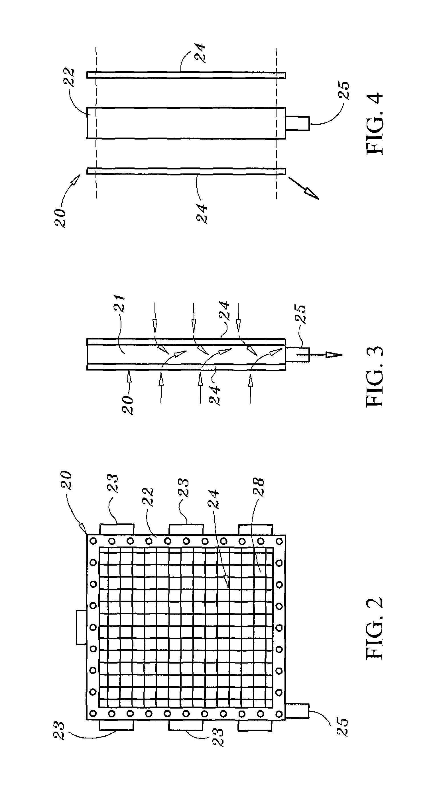 Tertiary wastewater filtration using inclined filter media and internal reverse flow backwashing of filter disks