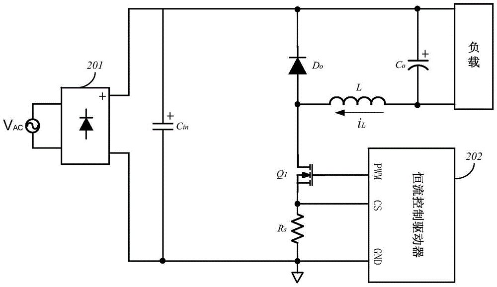 High power factor low harmonic distortion constant current circuit and device