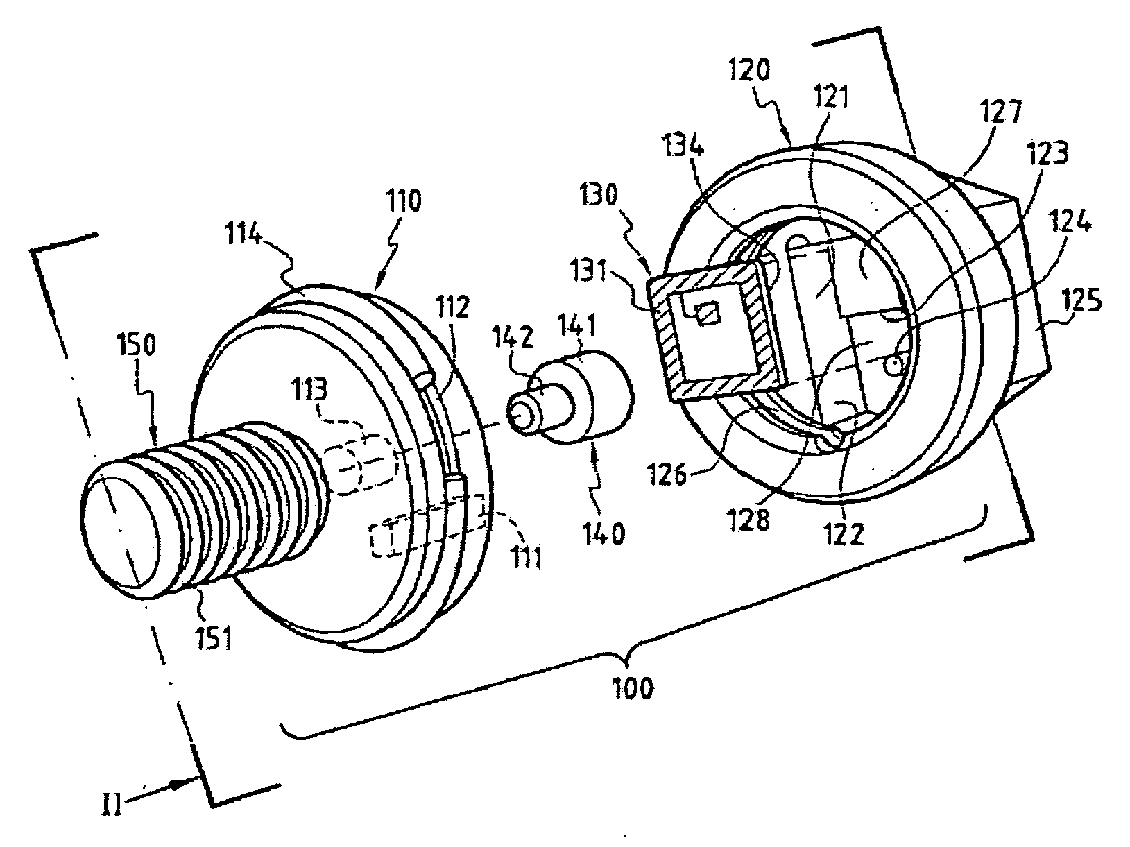 Fixing member comprising an integrity control system