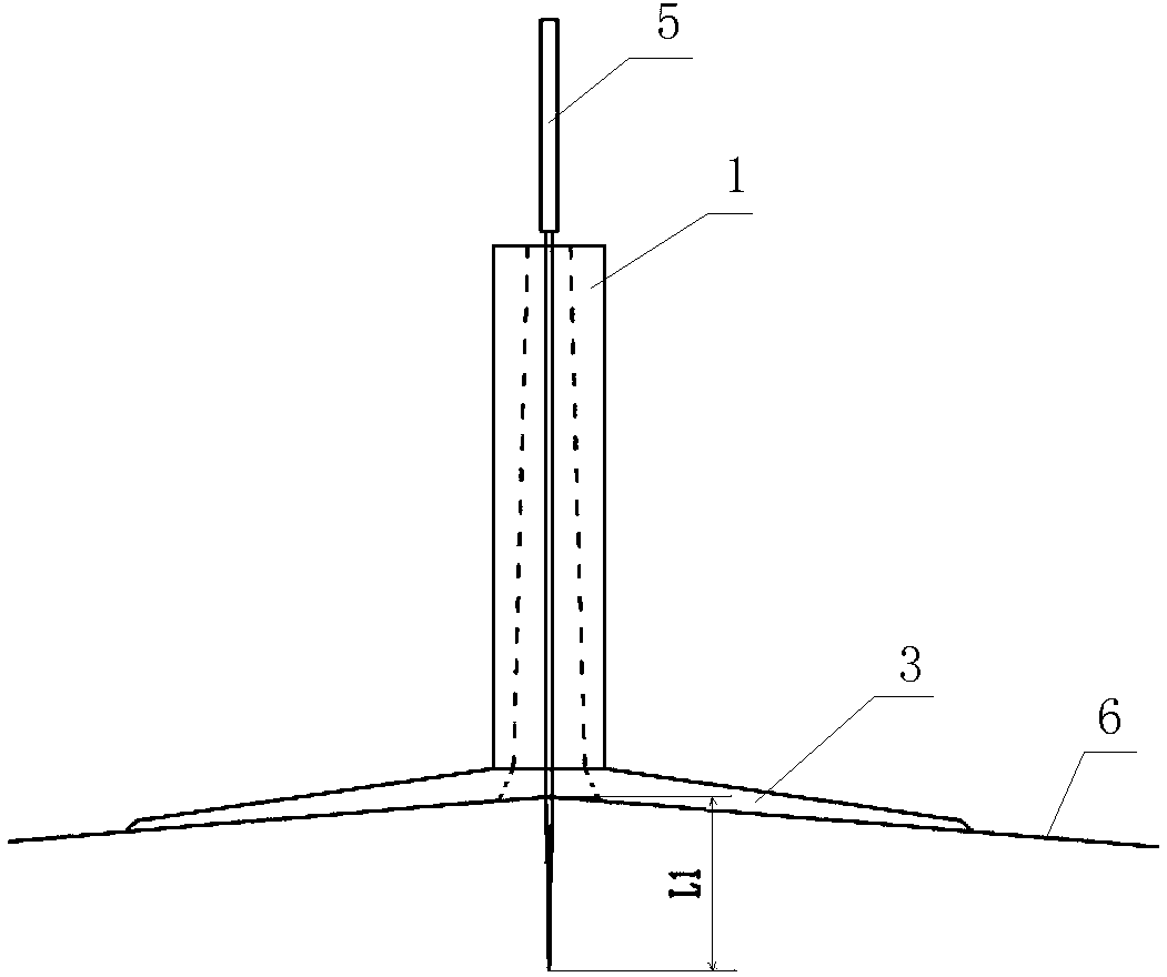 Filiform needle outlet device