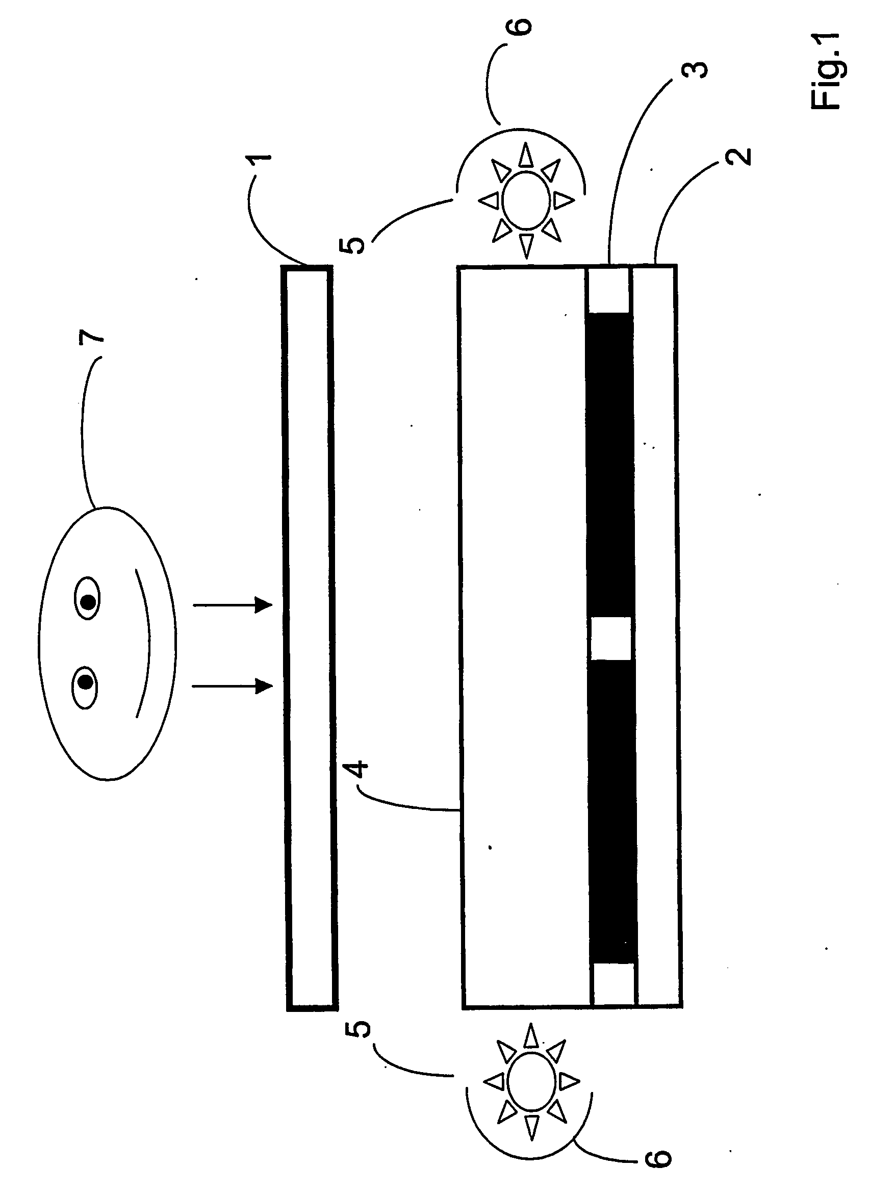 Arrangement for two-dimensional or three-dimensional representation