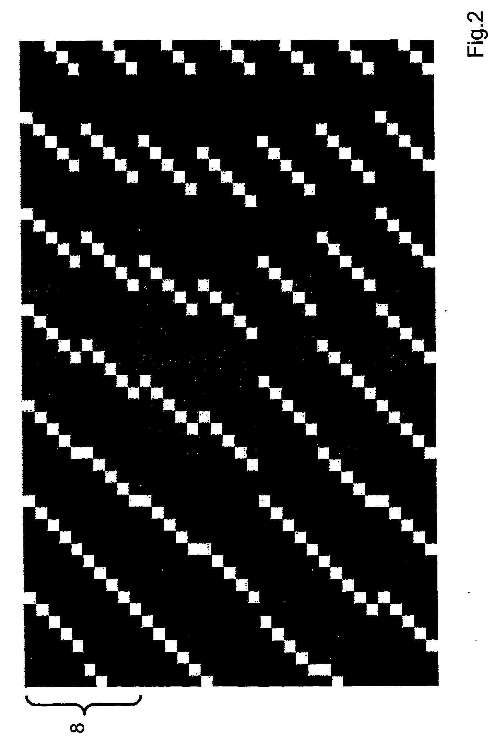 Arrangement for two-dimensional or three-dimensional representation