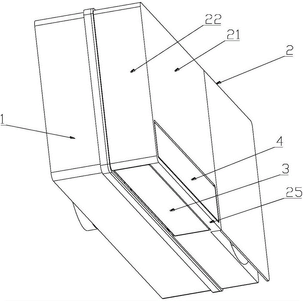 Wall-mounted type air conditioner provided with double air outlets