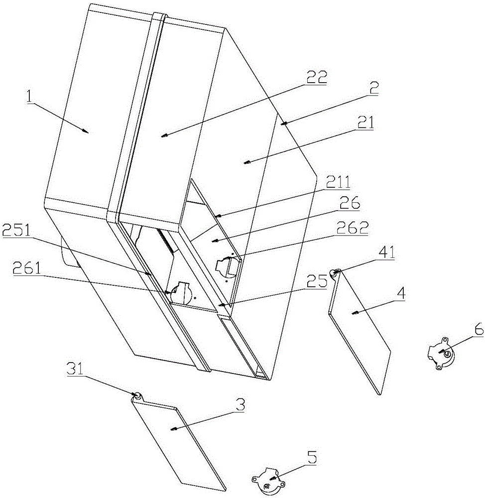 Wall-mounted type air conditioner provided with double air outlets