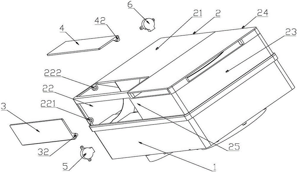 Wall-mounted type air conditioner provided with double air outlets