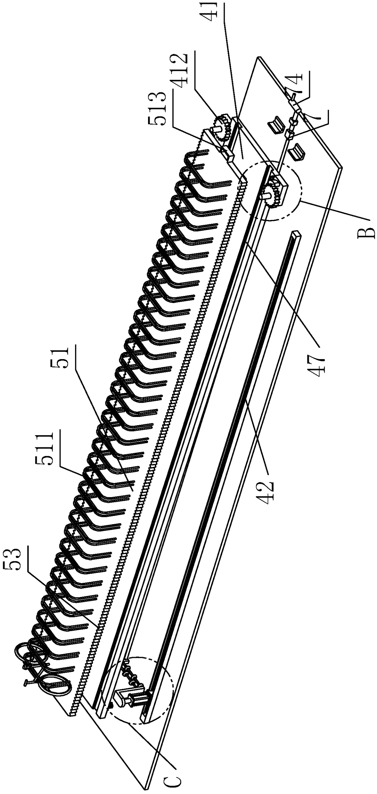 Vehicle parking device for transporting shared bicycles