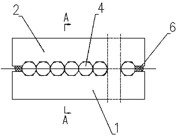 Linear optical fiber array