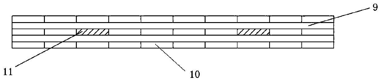 Self-reset cross-laminated bamboo wallboard (CLB) swing wall and preparation method thereof