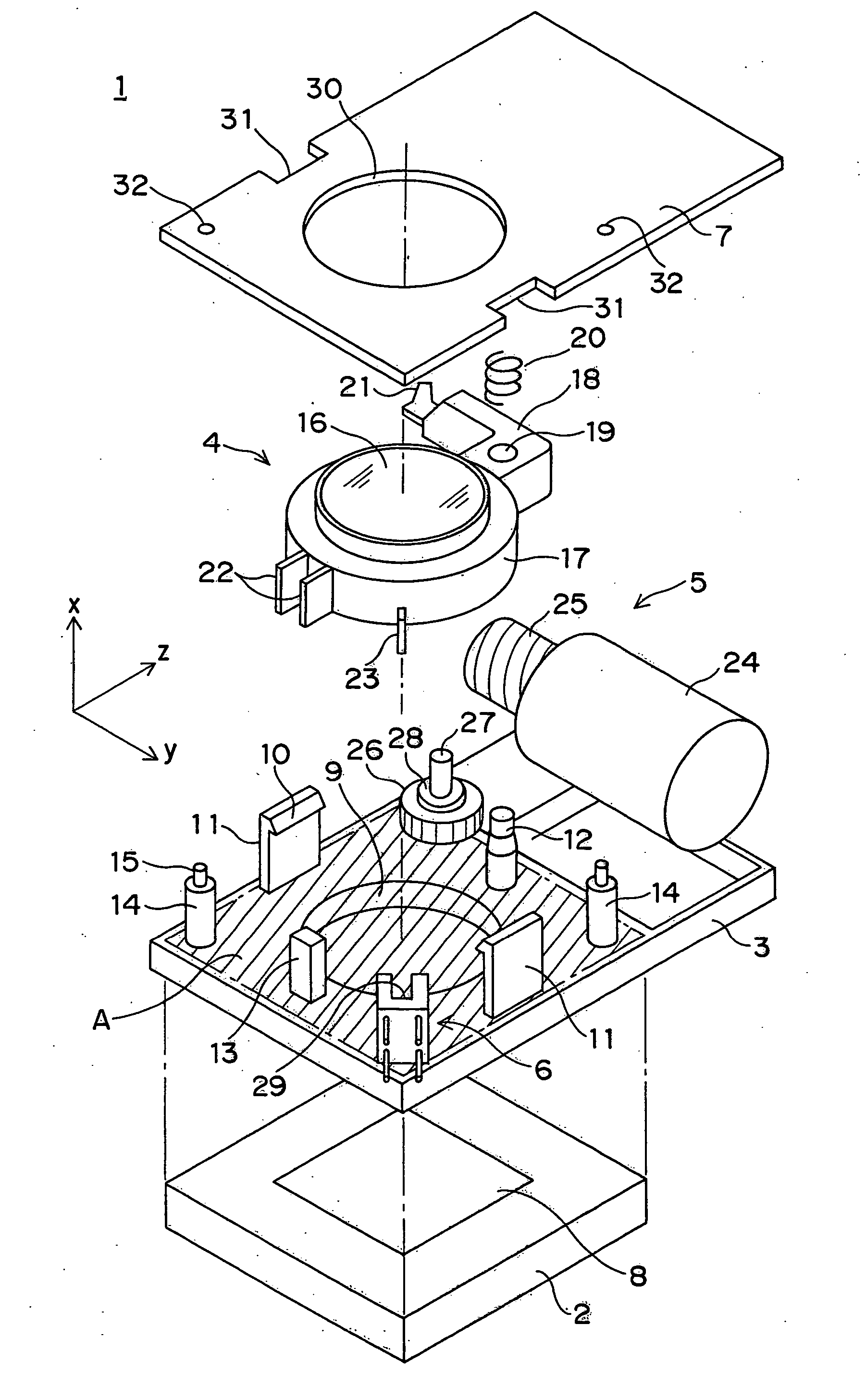 Imaging device and portable equipment