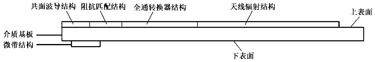 Artificial surface plasmon transmission line-based filtering array antenna and manufacturing method thereof