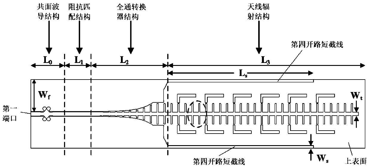 Artificial surface plasmon transmission line-based filtering array antenna and manufacturing method thereof