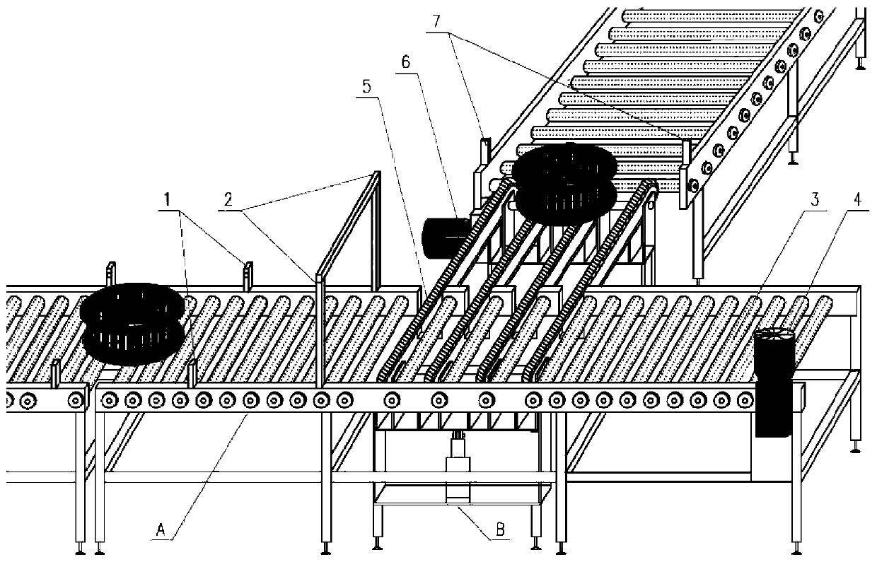 Automobile hub diameter measuring and positioning conveying device and control method thereof