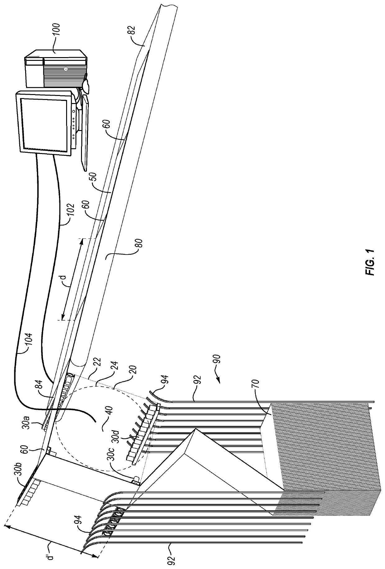 Vacuum wheel fanfold stacker and methods for use thereof