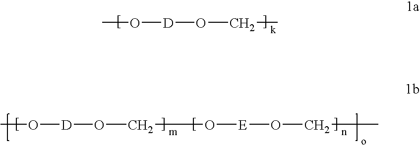 Branched polyformals and copolyformals their preparation and use