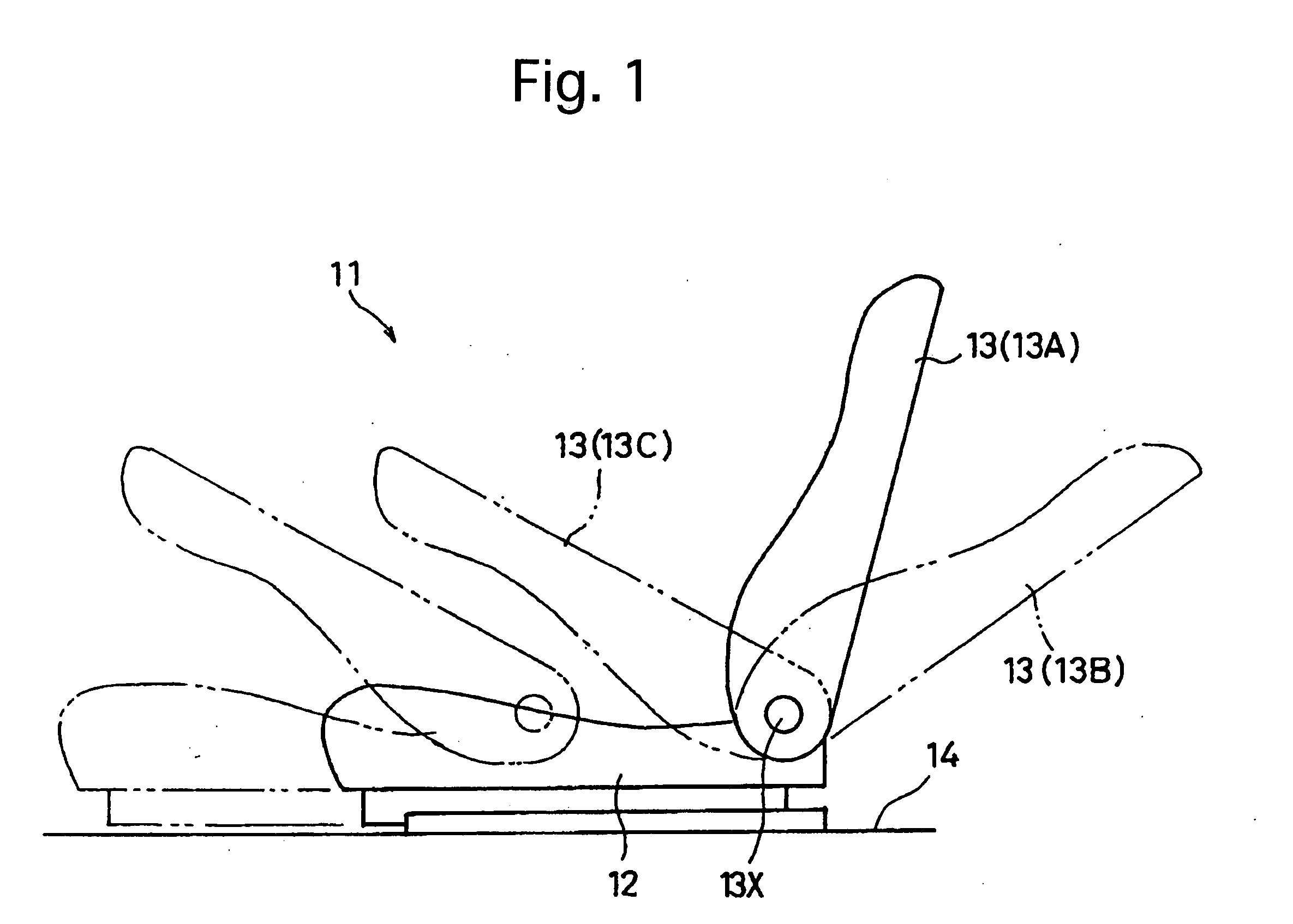 Reclining mechanism of a reclining seat