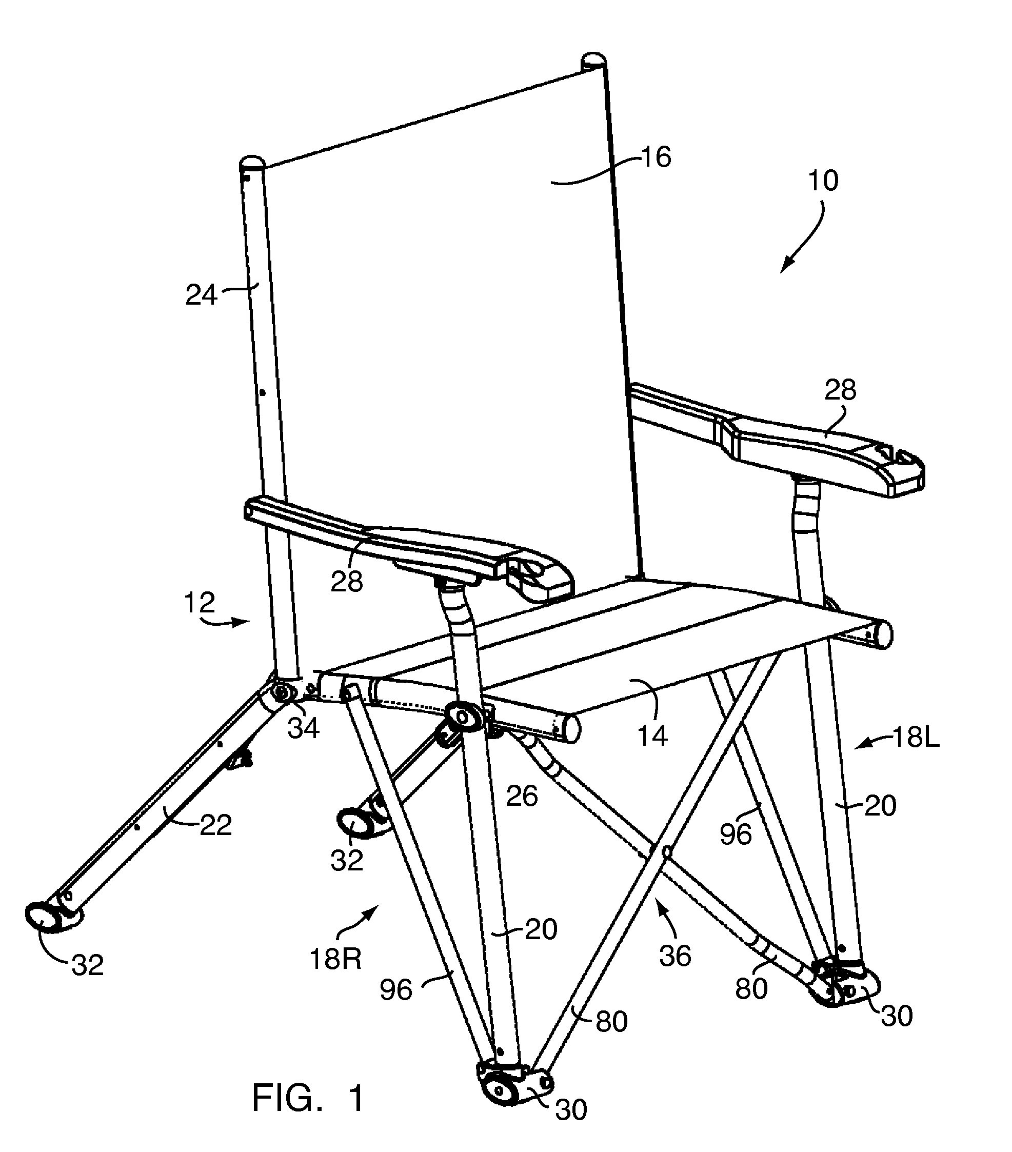 Unifoldable reclining chair