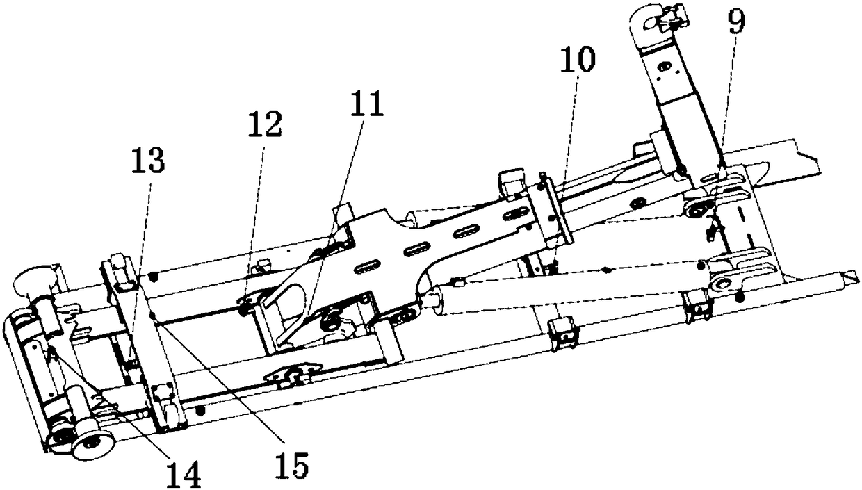 Intelligent control system of detachable container type garbage truck