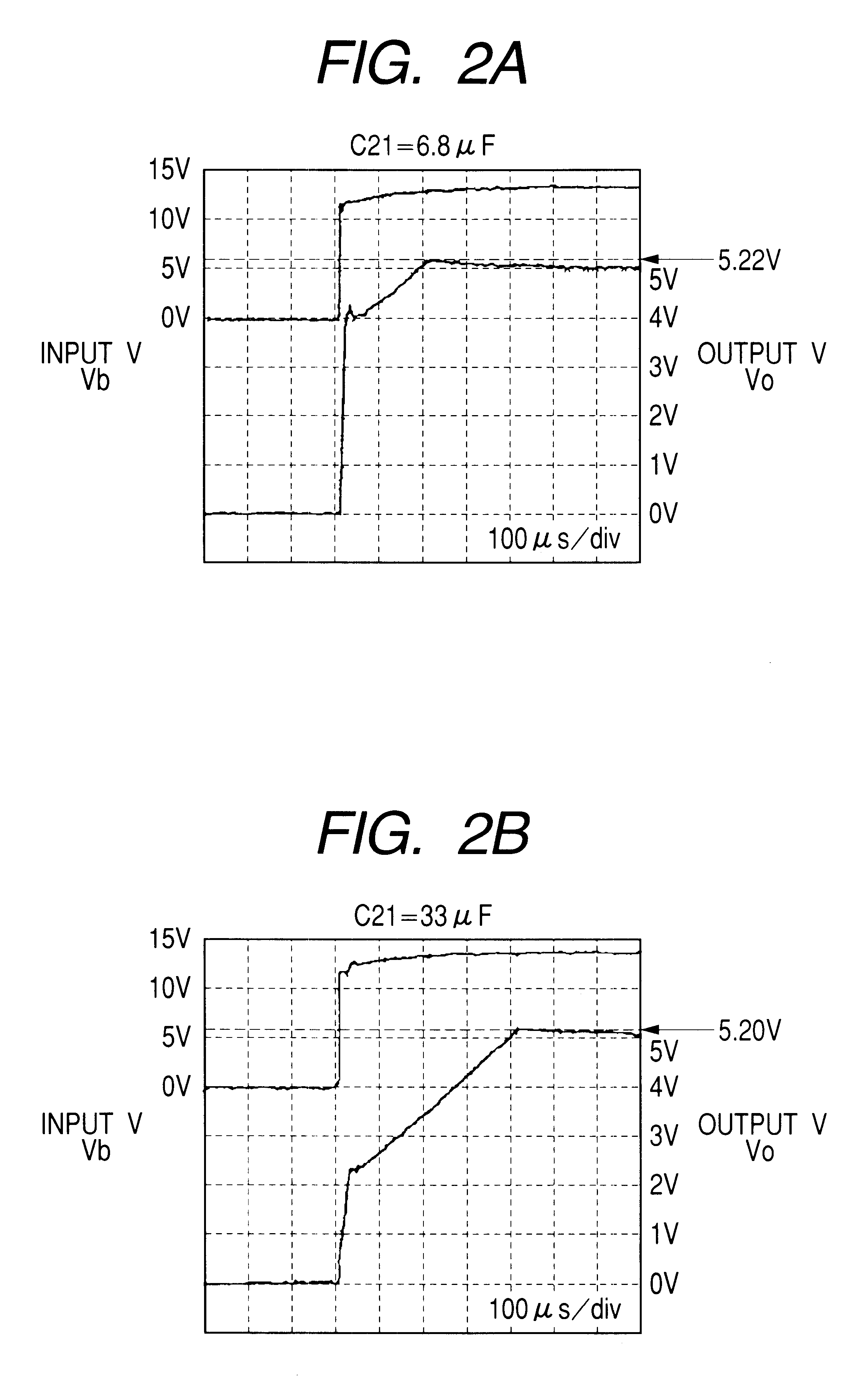 DC power supply with output voltage detection and control