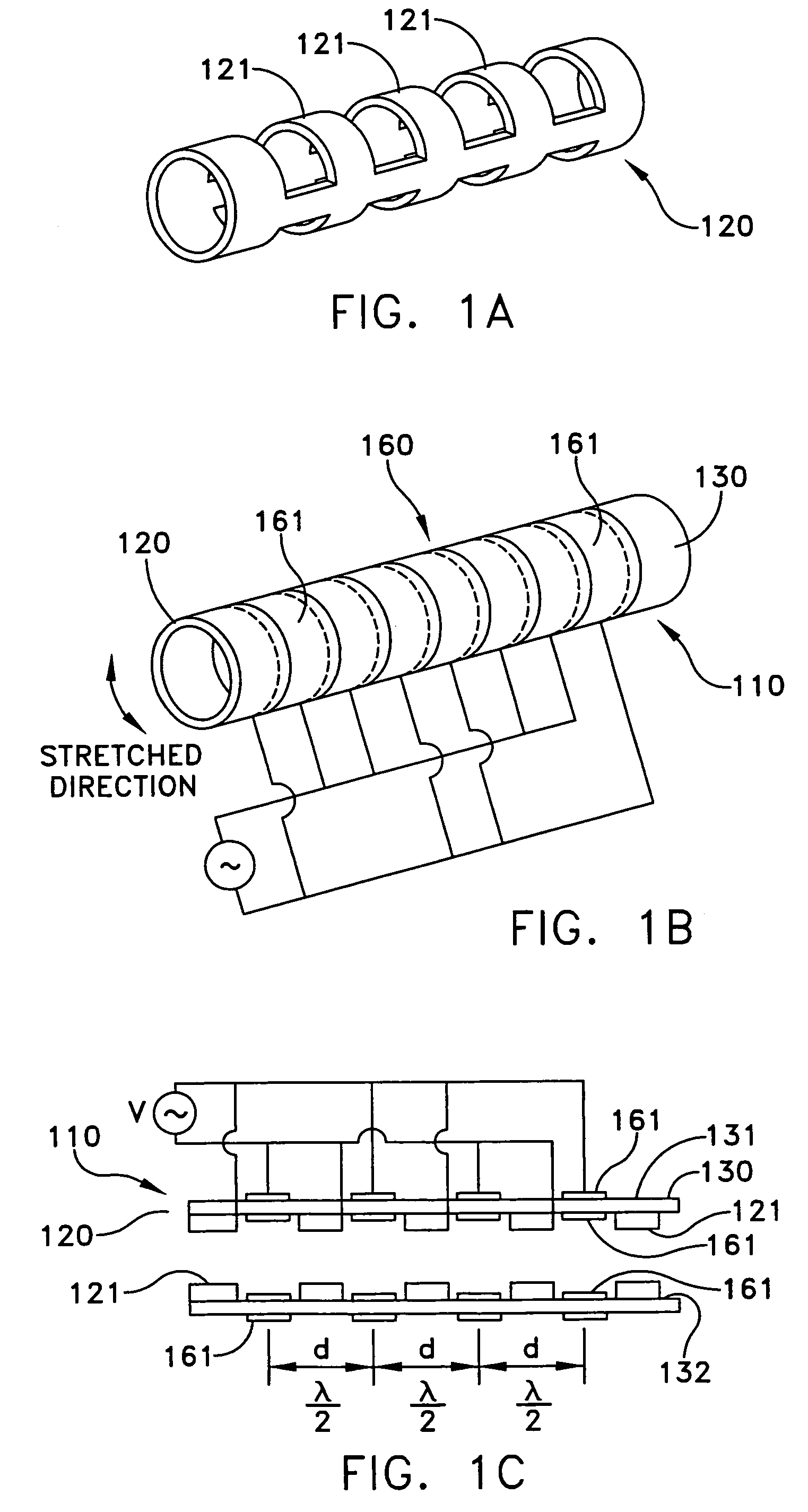 Handheld device having ultrasonic transducer for axial transmission of acoustic signals