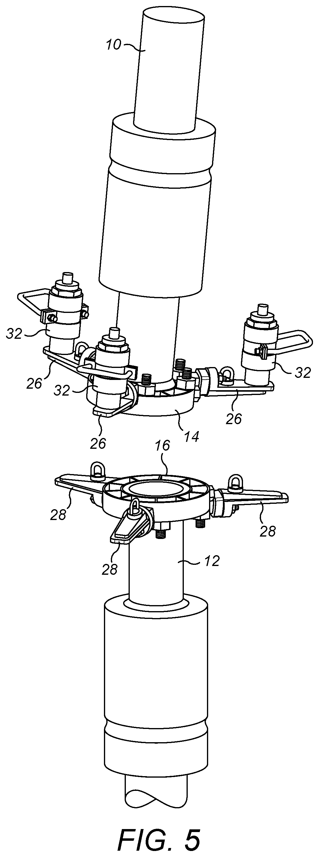 Assembling flanged couplings