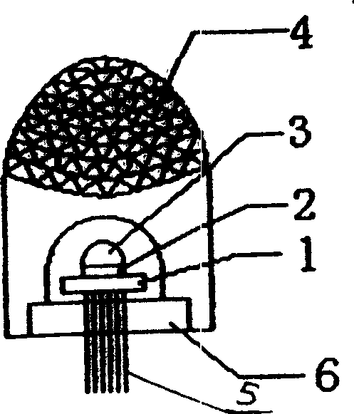 Mixed integrated efficient full-colour LED lamp