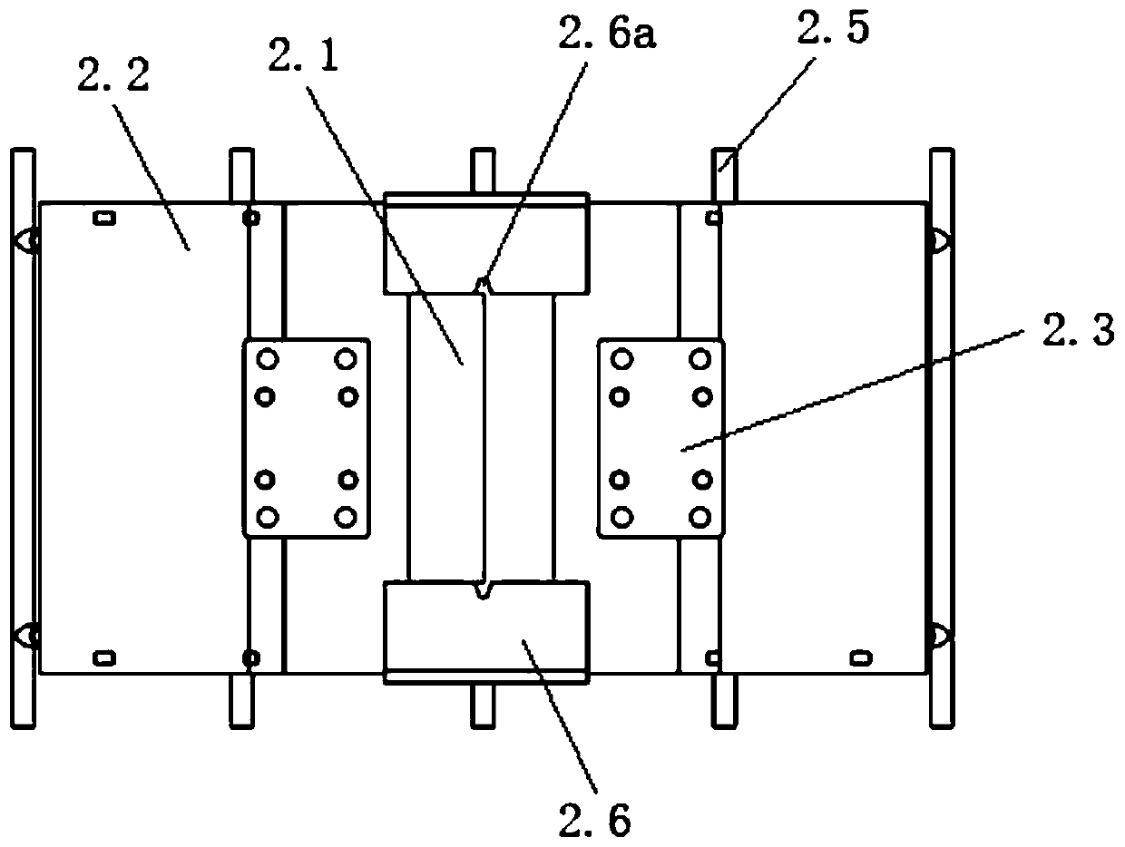 Mechanical loading creep age forming device