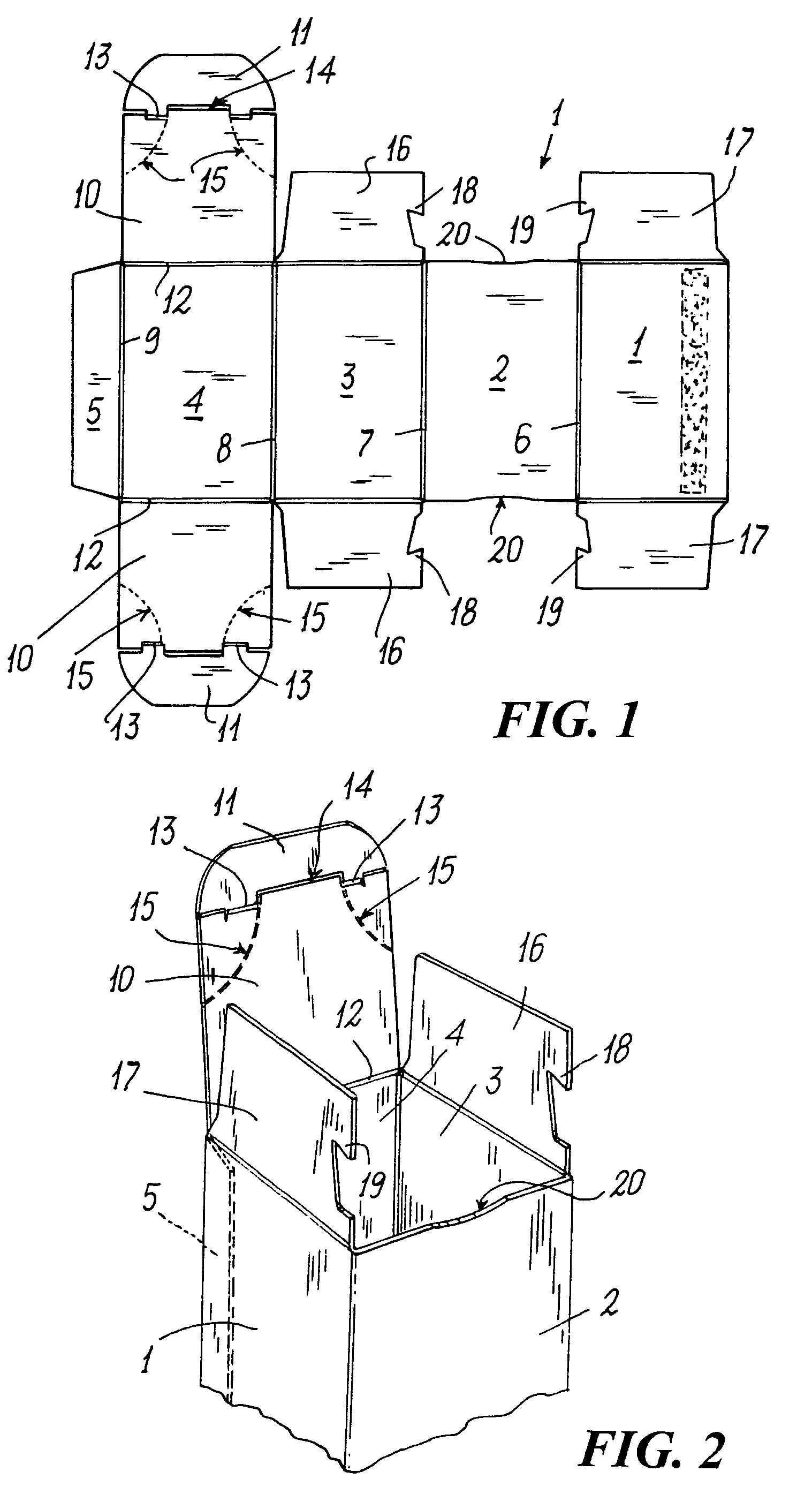 Box with a base resistant to opening and having portions thereof breakable to prevent the box from being reclosed after initial opening thereof