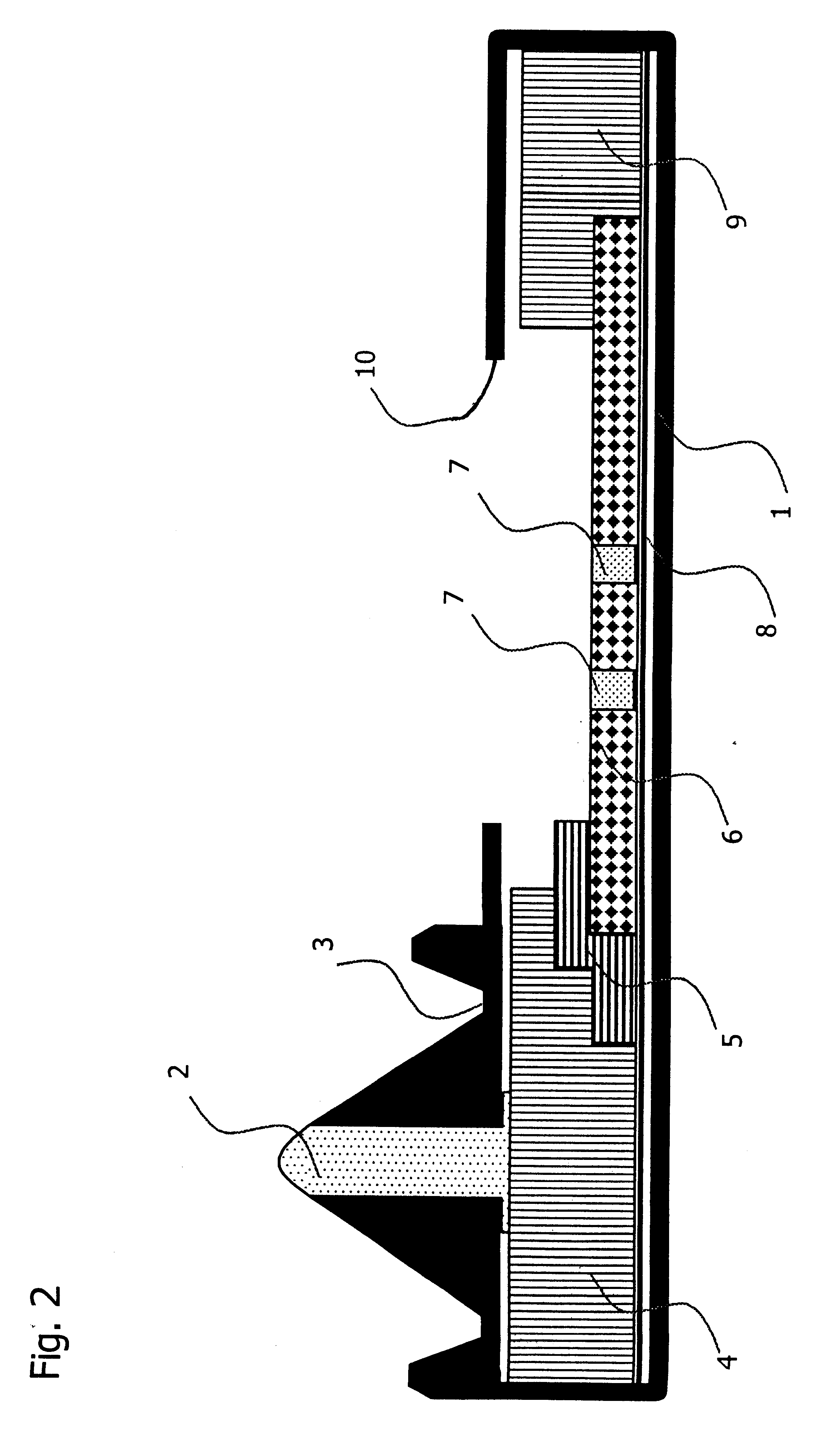 Swab analyzer for the immunochemical detection of substances