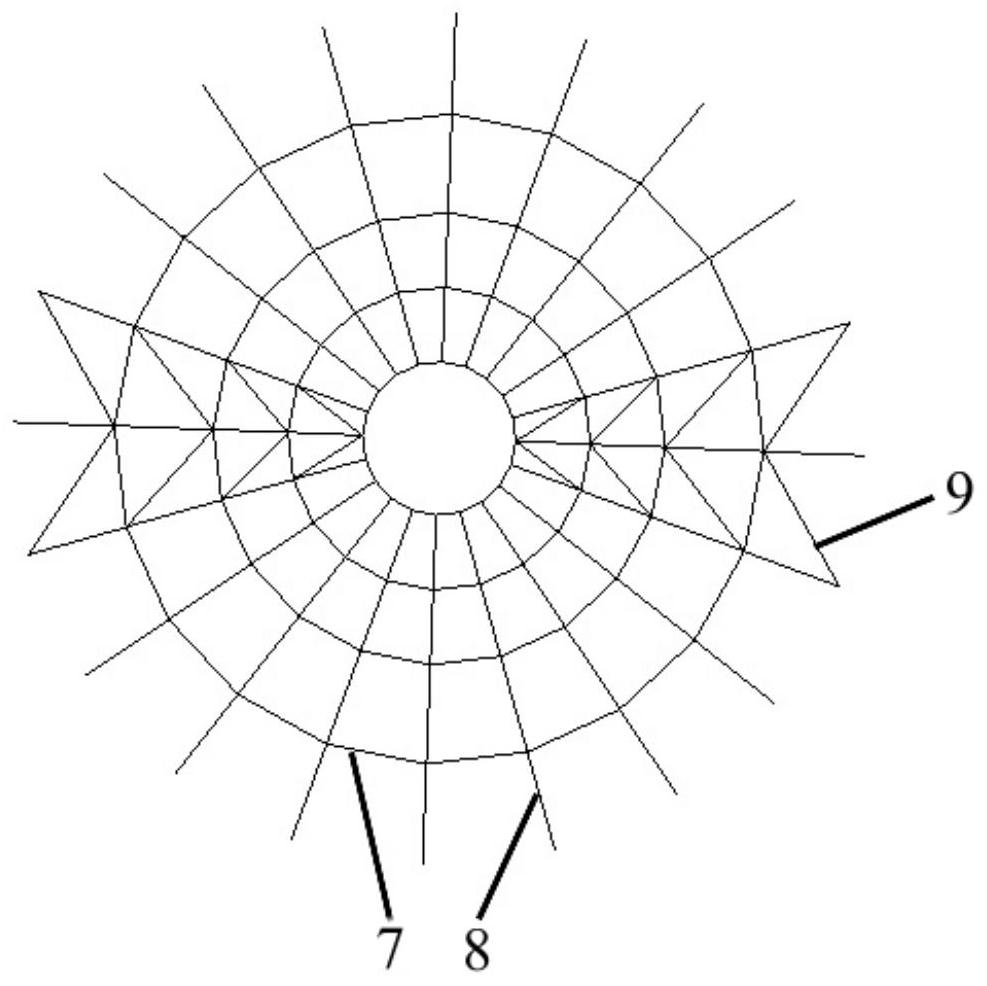 Large-span space suspended spoke type truss structure system and construction method