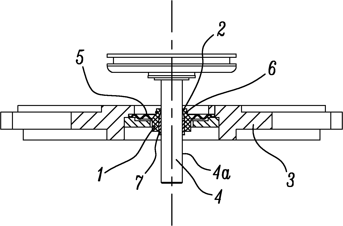 Reciprocating oil seal structure of compressor