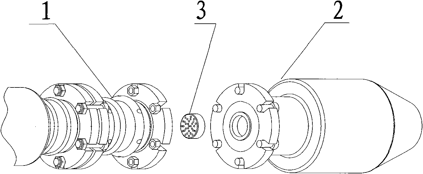 Device for filtering impurities in the extruding process of PVC resin