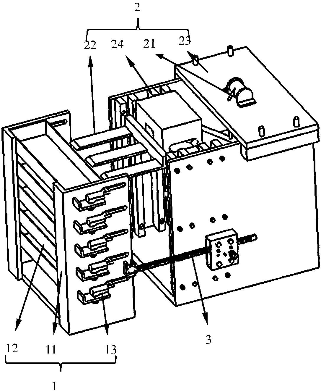 A combined material shelf