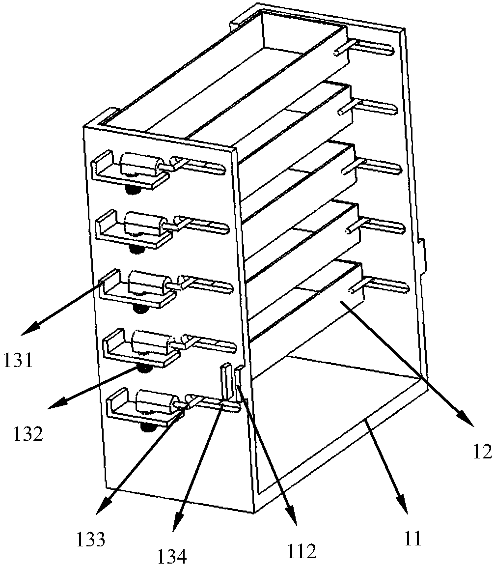 A combined material shelf